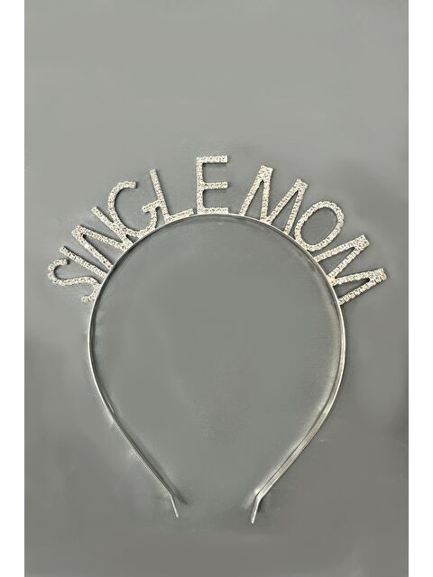 New Obsessions Single Mom Yazılı Bekar Anneler için Boşanma Partisi Tacı - S000321330-18105