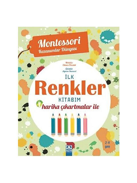 Altın Kitaplar İlk Renkler Kitabım Harika Çıkartmalar ile Montessori KazanımlarRenk: No Color - S000338528-10231