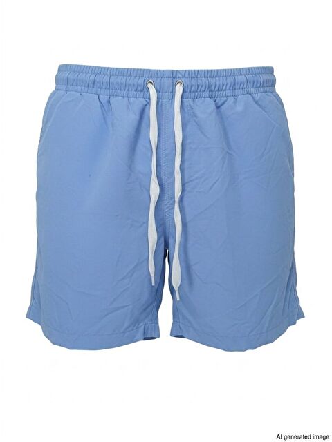 Bonbon Erkek Cepli Ve Astarlı Deniz Şortu Açık Mavi Renk Bb2365