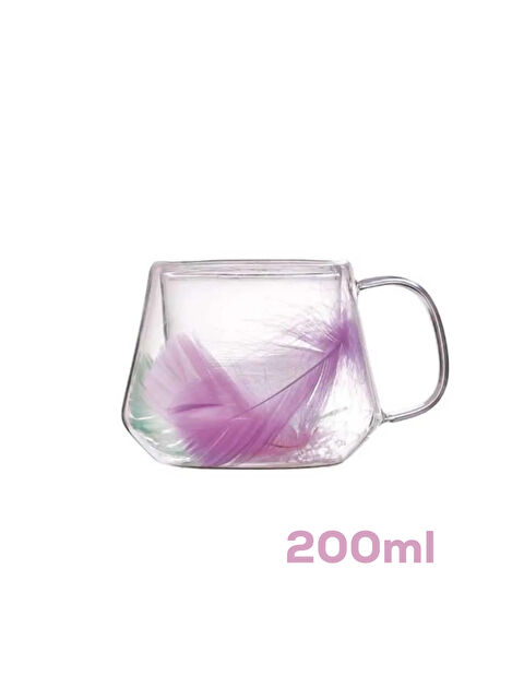 Perotti 16798 Double Feather Çift Cidarlı Kupa 2 Adet 200 ml - S000407494-26865