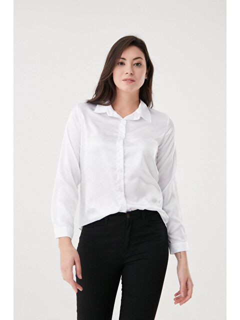 Fullamoda Saten Gömlek - S000109152-20063