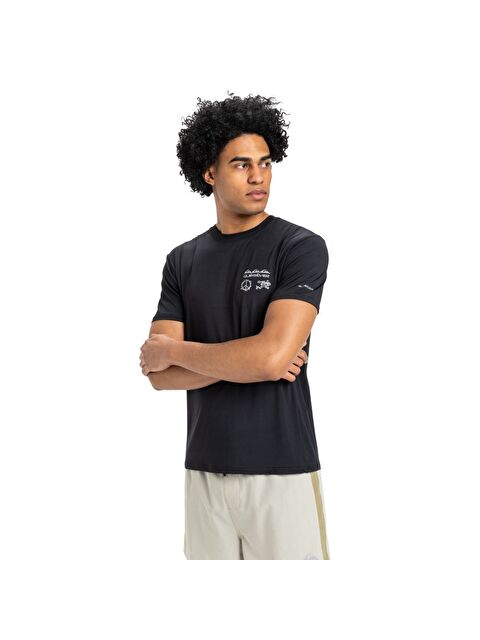 Quiksilver Lap Time Erkek Siyah Tişört - S000489629-19351