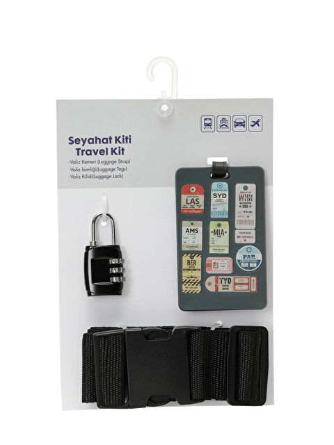 Travel Soft VISA TRAVEL KIT 5FX Siyah Unisex Valiz - S000442265-19351