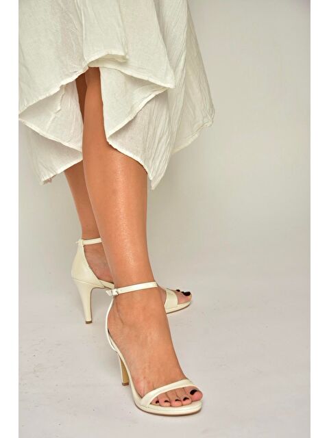 Fox Shoes Sedef Kadın Topuklu Ayakkabı Y569716909 - S000517941-19927