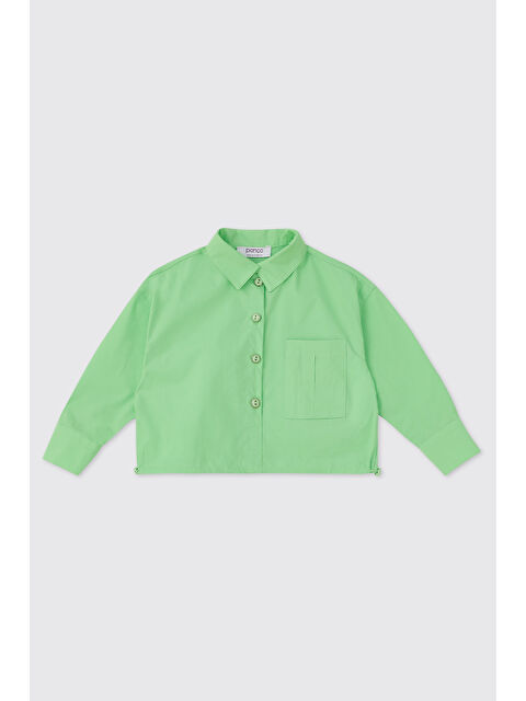 Panço Kız Bebek Yeşil Gömlek