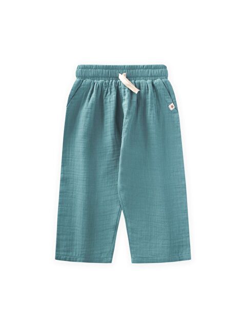 CİGİT Müslin Pantolon 1-10 Yaş Turkuaz