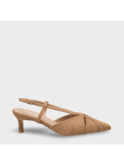 Capone Outfitters Faydra Sivri Burunlu Orta Topuklu Arkası Açık Kadın Ayakkabı