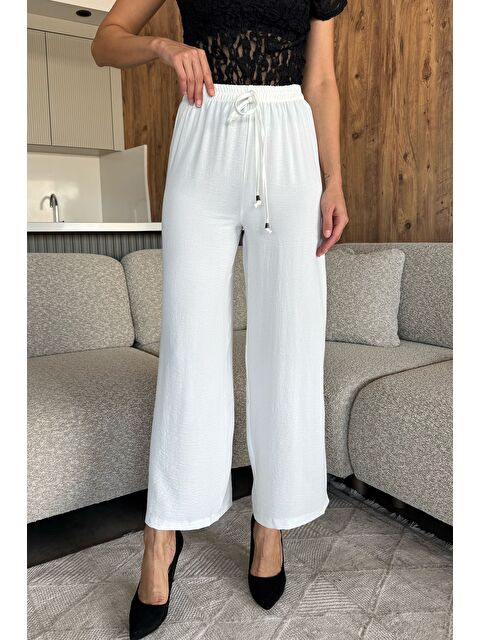 Gülseli Kadın Bel Lastikli Bol Kesim Pantolon - S000445323-19966