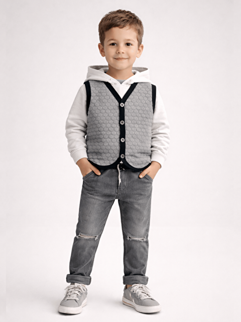 Luggi Baby Erkek Çocuk Kapitone Yelek