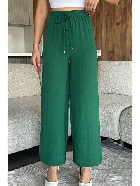 Gülseli Kadın Bel Lastikli Bol Kesim Pantolon - S000445323-18709