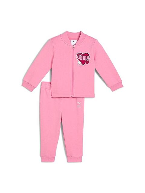 Puma Hello Kitty&Friends Minicats Bebek Pembe Klasik Yaka Eşofman Takımı