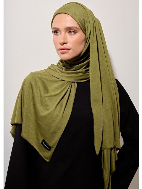 House of Modest Tesettür Şal - Haki - S000388249-18547