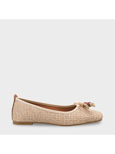 Capone Outfitters Mariann Hasır Kadın Babet