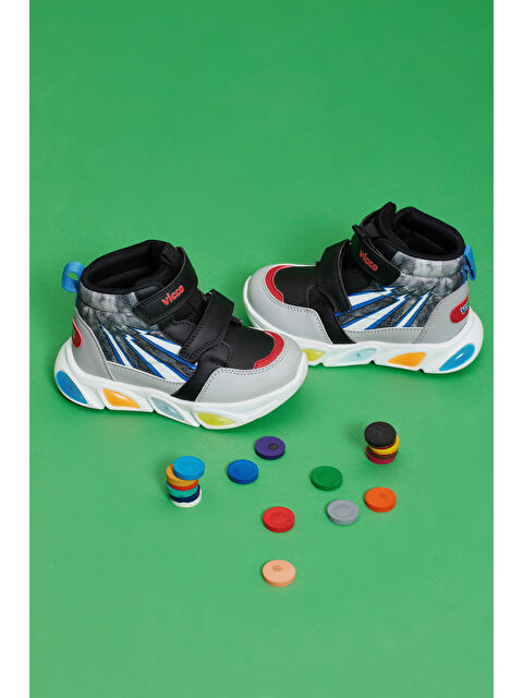 Vicco David Işıklı Okul Öncesi Siyah Bot - S000504303-19351