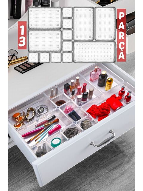 Nandy Home 13 Parça Çekmece İçi Düzenleyici  Organizer Set - S000365677-33408