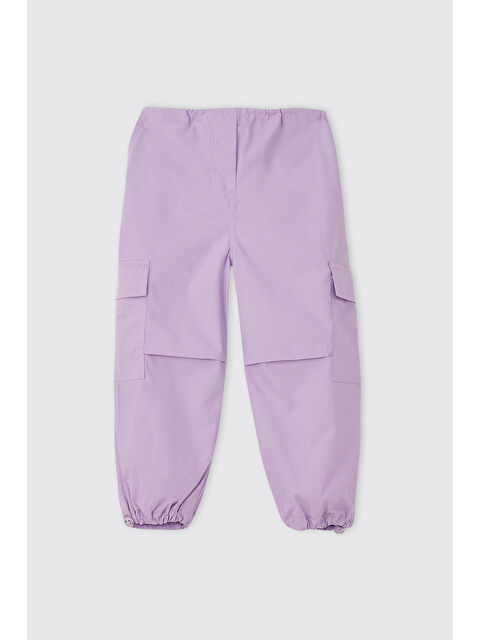 Panço Kız Bebek Lila Pantolon