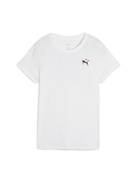 Puma Graphics Train Concept Kadın Beyaz Tişört - S000519047-20063
