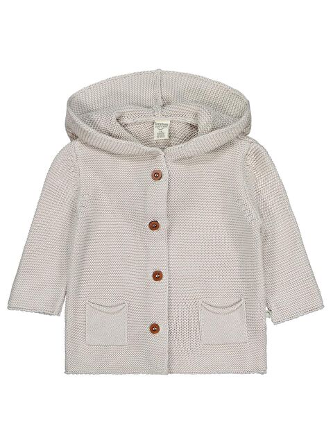 Civil Beybek Kapüşonlu Cepli 3-12 Ay Hırka - Gri 6-9 Ay - S000509062-20600