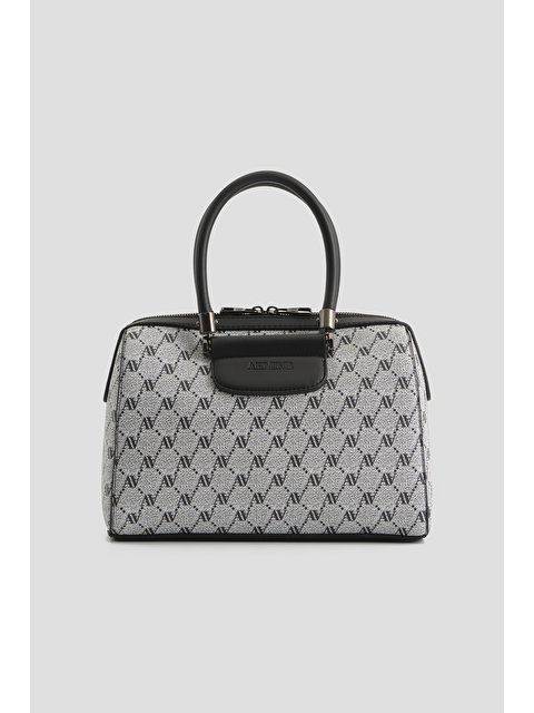 ARMİNE Noktalı Çanta Gri