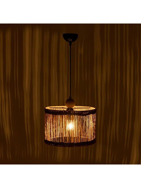 HMY Design Brise Handmade Avize - Kahverengi / Antrasit - 20x30x30 cm - S000402004-37320