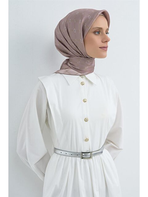 ARMİNE Saf İpek Twill Eşarp 9530D 32 - S000505008-20028