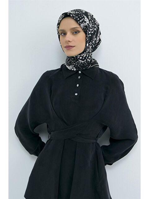 ARMİNE Saf İpek Sura Eşarp 9552D 90 - S000501831-19351