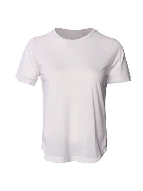 Hummel T-Mt Vanja Kadın Beyaz Yuvarlak Yaka Tişört