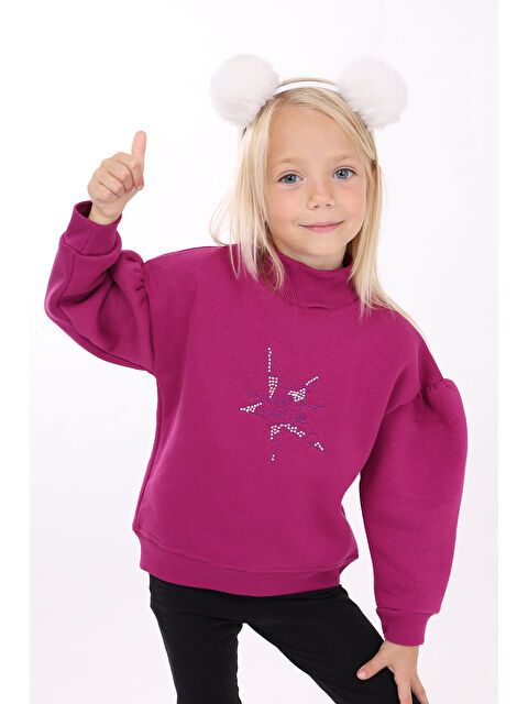 Toontoykids Kız Çocuk Nakışlı Sweatshirt - S000420843-20036