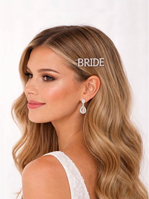 Parti Adresi Bekarlığa Veda Partisi Gümüş Taşlı BRIDE Gelin Tokası - S000522855-18105