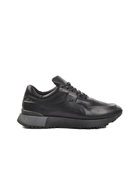 Ayakmod Siyah Hakiki Deri Erkek Casual Ayakkabı Premium 492 M - S000325189-19351