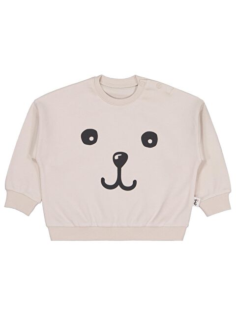 Civil Baby Ayı 6-18 Ay Sweatshirt - Bej 18-24 Ay - S000494704-25636