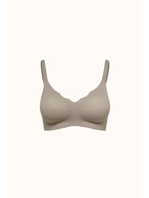 C&City Balensiz Dikişsiz Lazer Kesim Pedli Sütyen Cc418 Taş