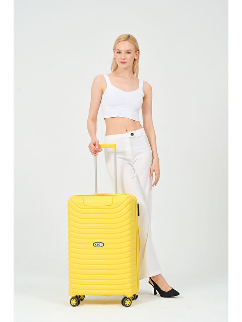 Keo Plus Orta Boy Sarı PP Valiz - S000401181-20072