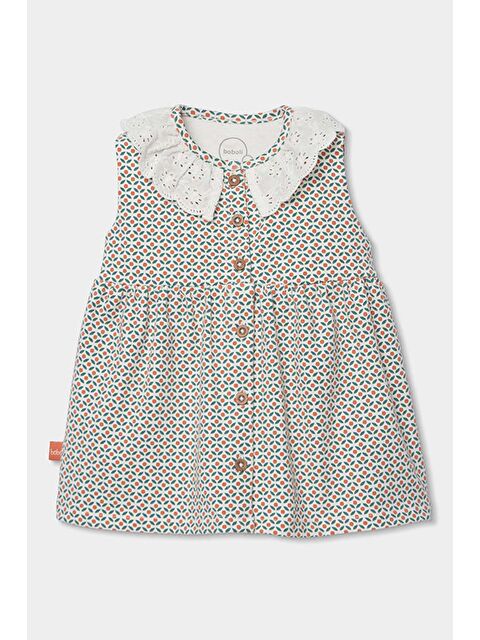 Boboli Yakalı Elbise 6-24 Ay Çok Renkli