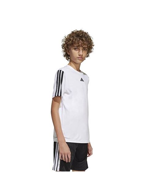 Adidas Train Essentials Çocuk Beyaz Yuvarlak Yaka Tişört