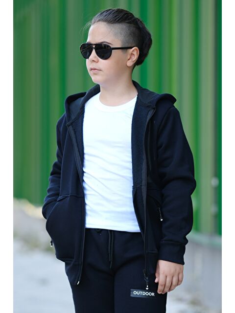 Pina Kids Erkek Çocuk Fermuarlı Kapüşonlu Eşofman Takımı Outdoor ESF 0030 - S000275343-21164