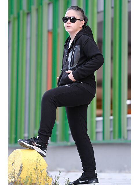 Pina Kids Erkek Çocuk Fermuarlı Kapüşonlu Eşofman Takımı Outdoor ESF 0030 - S000275343-19351