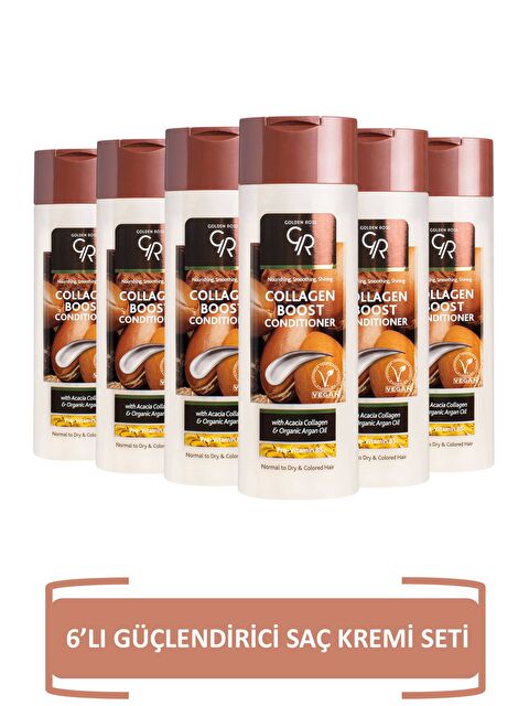 GOLDEN ROSE Collagen Boost Conditioner - Güçlendirici 6'lı Saç Kremi