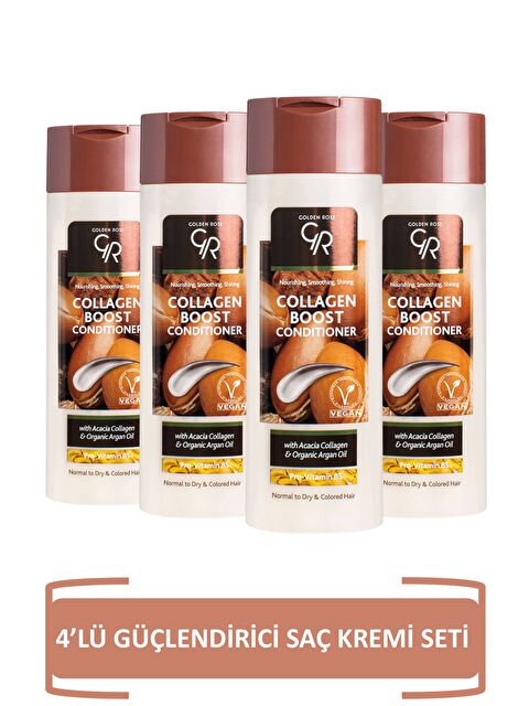 GOLDEN ROSE Collagen Boost Conditioner - Güçlendirici 4'lü Saç Kremi