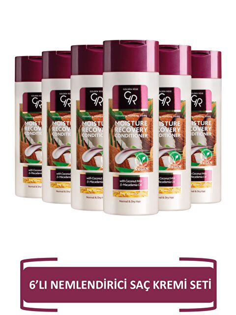 GOLDEN ROSE Moisture Recovery Conditioner - Nemlendirici 6'lı Saç Kremi