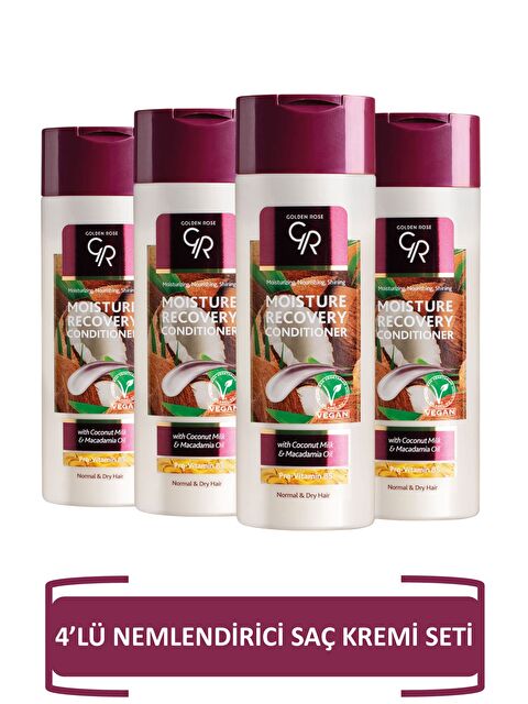GOLDEN ROSE Moisture Recovery Conditioner - Nemlendirici 4'lü Saç Kremi
