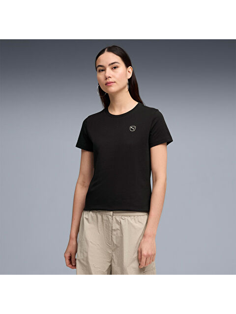 Puma Essential Elevated Kadın Siyah Tişört - S000513432-19351