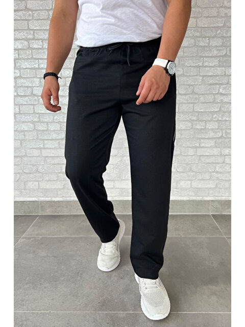 Mishar İtalia Düz Paça Baskılı Erkek Eşofman Altı - S000308352-19351