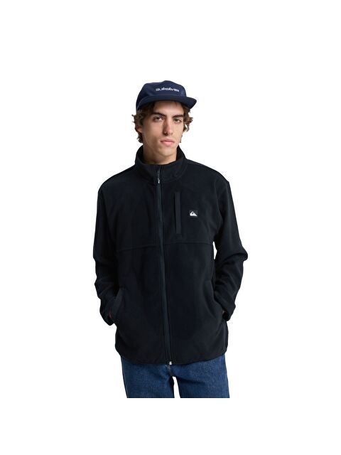 Quiksilver No Destination Fz Erkek Siyah Polar Fermuarlı Sweatshirt - S000489648-19351