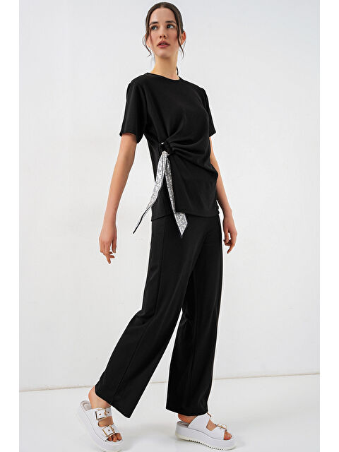 Bigdart Kadın Yan Bağlamalı İkili Takım 30104 - Siyah