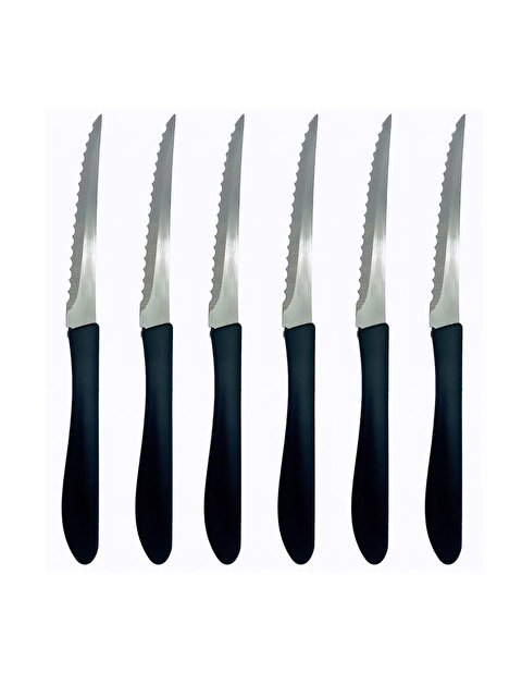 Kitchen Design Lab Paslanmaz Çelik Siyah Et Bıçağı 6 Adet - S000434838-24196