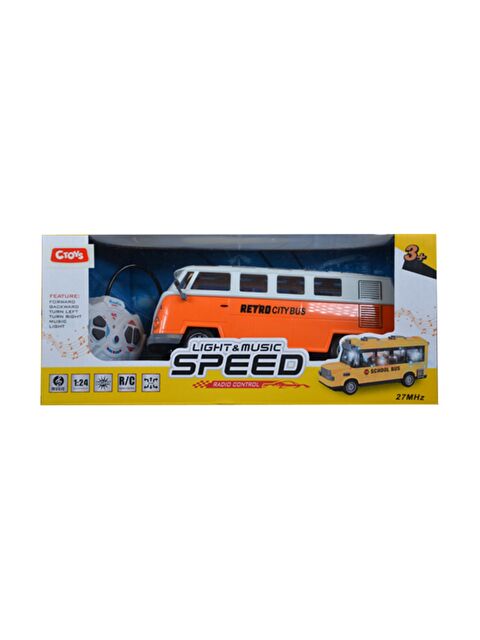 CToys Uzaktan Kumandalı Turuncu Otobüs WL-168B GKO - S000275359-27074