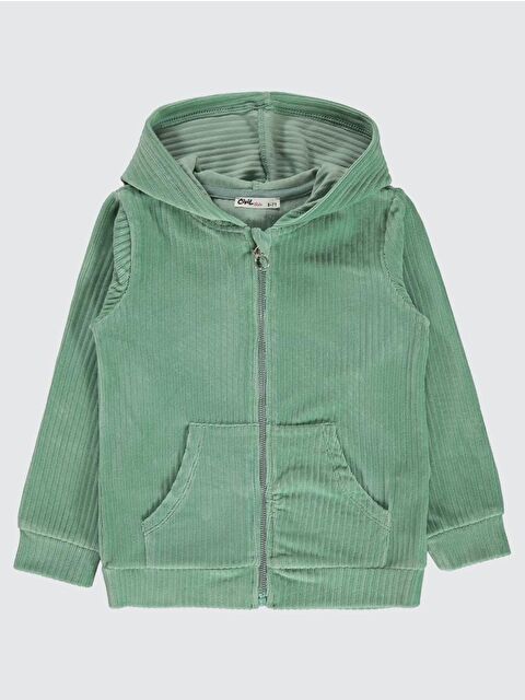 Civil Girls Gipeli Fitilli Kadife 10-13 Yaş Hırka - S000302128-14939