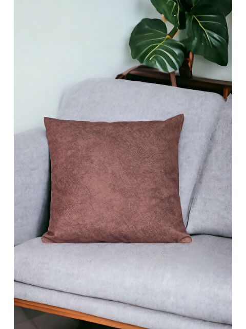 Asdiva Mürdüm Kırlent Kılıfı Dekoratif Kadifemsi Etnik Inta 301 - S000345761-20036