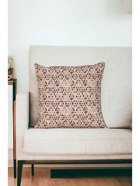 Asdiva Desenli Kırlent Kılıfı Dekoratif Etnik Ikat Damask Inta 491 - S000345761-20624